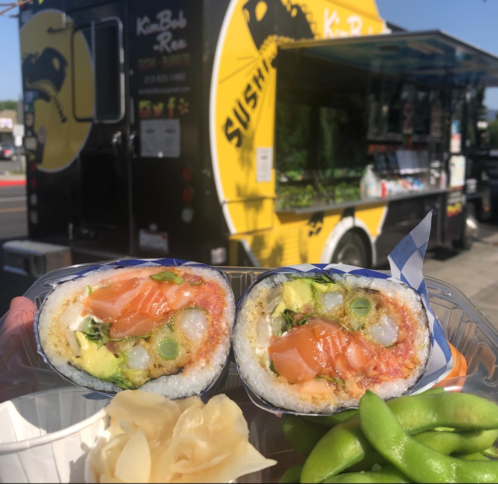 Inside the KimBobRex Food truck:  The making of the Best Friend Sushi&nbsp;Burrito